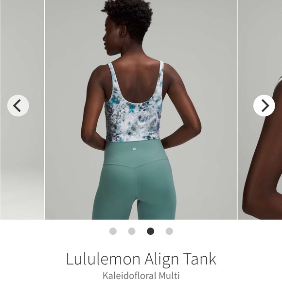 Lululemon Align Tank Kaleidofloral Multi size 6 - Picture 11 of 13
